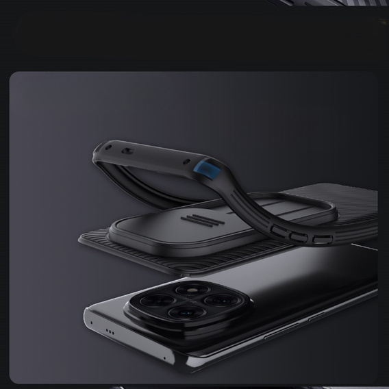 Бронированный чехол Nillkin для Xiaomi Redmi Note 14 Pro 5G / Xiaomi Poco X7 5G, CamShield Pro, чёрный