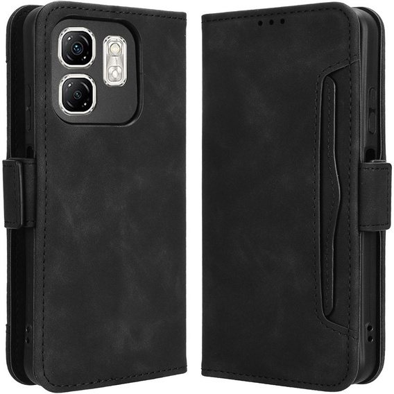 Футляр з клапаном для Infinix Hot 50i 4G, Card Slot, чорний