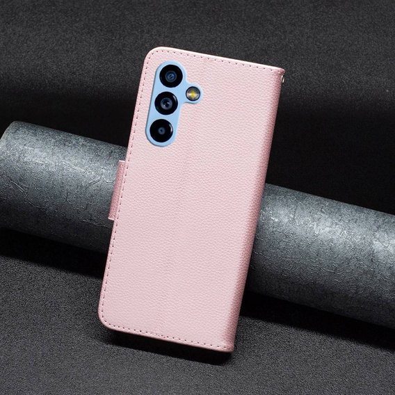 Чохол-книжка для Samsung Galaxy A54 5G, Wallet Litchi Magnet, рожевий rose gold