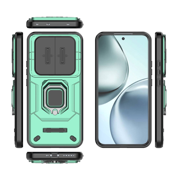 Чохол NOX Camera Slide Realme 14 Pro+ 5G, CamShield Slide, зелений
