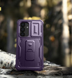 Броньований чохол для Samsung Galaxy S25, Dexnor Full Body (Two Frames), фіолетовий