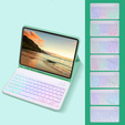 Чехол с подсвечиваемой bluetooth-клавиатурой для iPad 10.9 2022 (10 gen.), зелёный