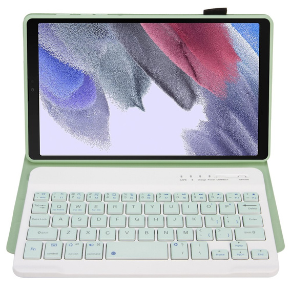 Чохол + клавіатура Samsung Galaxy Tab A7 Lite 8.7 T220 / 225, світло-зелений