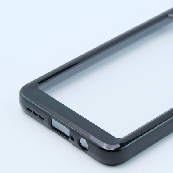 Чoхол до Motorola Moto G84 5G, Fusion Hybrid, прозорий / чорний