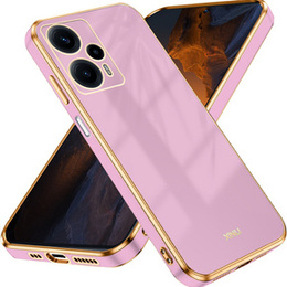 Чехол для Xiaomi Poco F5, Glamour CamShield, фиолетовый