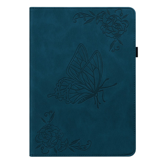 Чехол для Lenovo Tab M9, Butterfly, синий