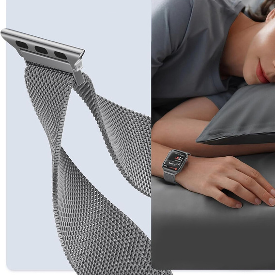 Браслет Milanese для Apple Watch  1/2/3/4/5/6//7SE (42/44MM) - Grey