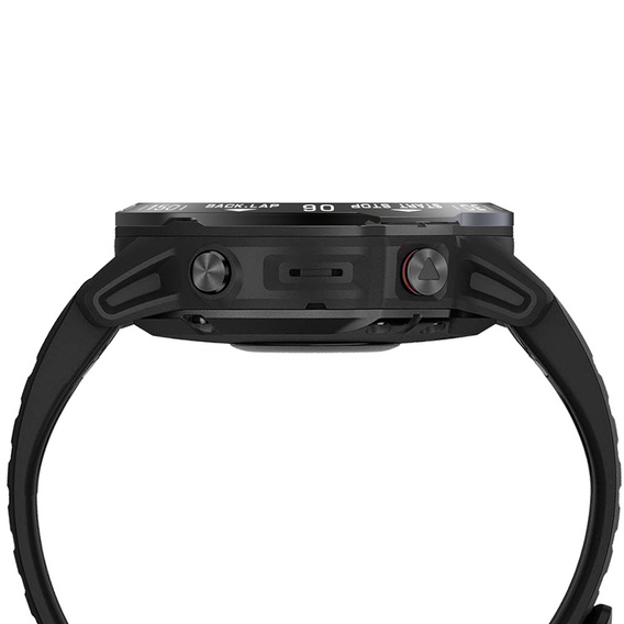 Накладка на безель для Garmin Fenix 6 / 6 Pro / 6 Sapphire,  Black/White