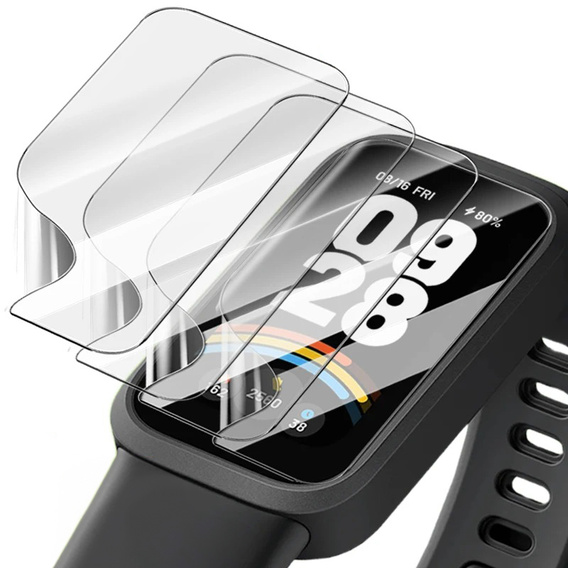 3x ERBORD Гідрогелева фольга для Xiaomi Smart Band 9 Active