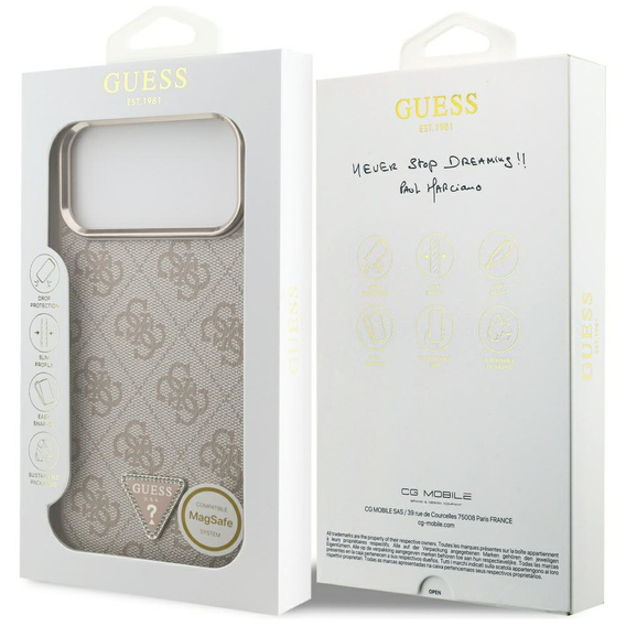 Чохол Guess 4G Triangle Logo MagSafe для iPhone 17 Pro Max