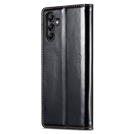 Флип-кейс CASEME для Samsung Galaxy A34 5G, Waxy Textured, чёрный