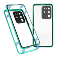 Чохол для Samsung Galaxy S20 Ultra, Magnetic Dual Glass, зелений
