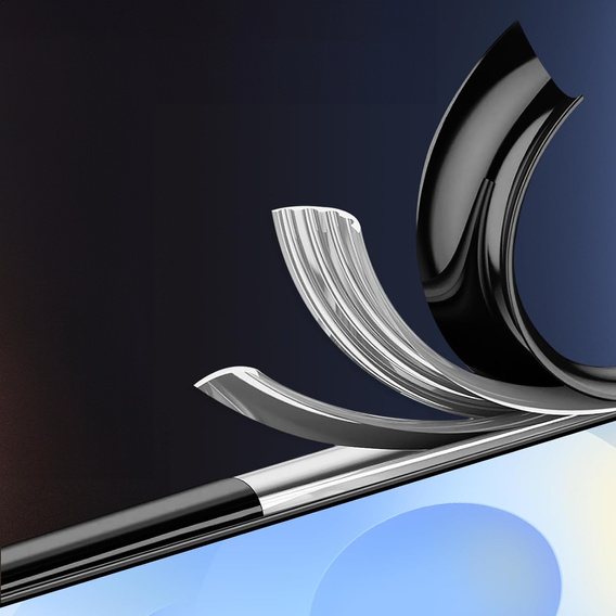 Чохол для Samsung Galaxy S25 Edge, Electro MagSafe, чорний + Скло на екран