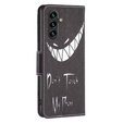 Чохол-книжка для Samsung Galaxy A55 5G, Wallet, Don't Touch My Phone, чорний