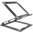 Алюмінієва підставка для ноутбука ERBORD ProDesk Stand, сіра