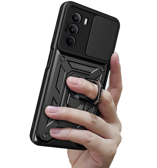 Чехол NOX Camera Slide Realme C71, CamShield Slide, чёрный