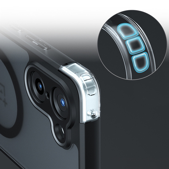 Чохол для OnePlus Nord CE5, для MagSafe, ERBORD Matt Case, чорний