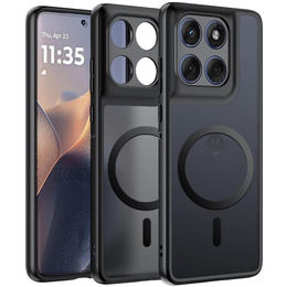 Чехол для Motorola Edge 60 / 60 Fusion, для MagSafe, ERBORD Matt Case, чёрный