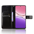 Футляр з клапаном для Oppo A5 Pro 5G, Crazy Horse Wallet, чорний