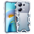 Чохол для Xiaomi Redmi Note 13 Pro 4G / Xiaomi Redmi Note 14S / Xiaomi Poco M6 Pro 4G, Aluminium Alloy Bumper, сріблястий