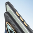 Шкіряний чохол для Honor Magic 6 Pro 5G, leather hybrid, чорний