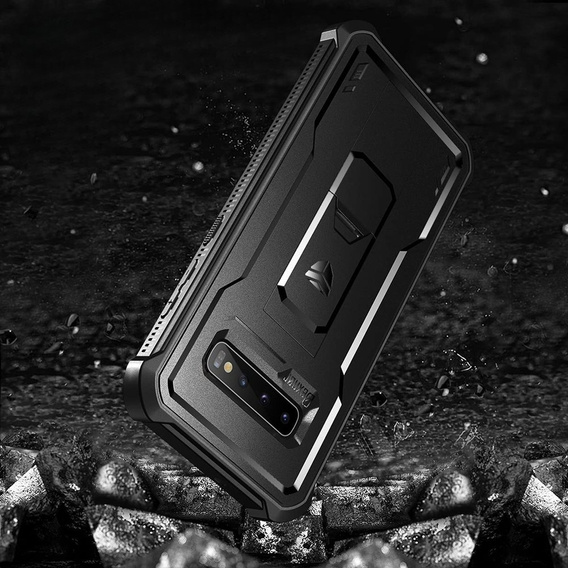 Бронированный чехол для Samsung Galaxy S10 Plus, Dexnor Full Body, чёрный