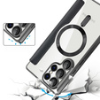 Откидной чехол для Samsung Galaxy S25 Ultra, RFID Wallet MagSafe CamShield, чёрный