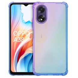 Чохол для Oppo A38 4G / Oppo A18 4G, Gradient Dropproof, Фіолетовий / синій