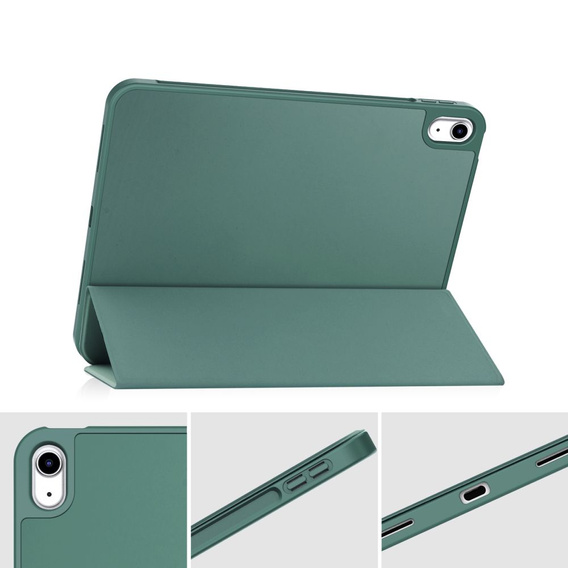 Чохол для iPad 10.9 2022 10 Gen, Smart Pencil, зі слотом для стилуса, зелений