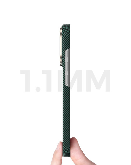 Чехол BENKS Kevlar для Samsung Galaxy S25 Ultra, для MagSafe, Carbon Fiber, чёрный