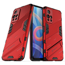 Чехол для Xiaomi Poco M4 Pro 5G / Note 11S 5G, Military kickstand, синий