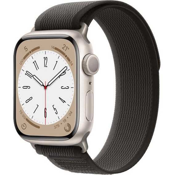 Нейлоновий ремінець до Apple Watch 1/2/3/4/5/6/7/8/SE/ULTRA 42/44/45/49mm, Grey / Orange