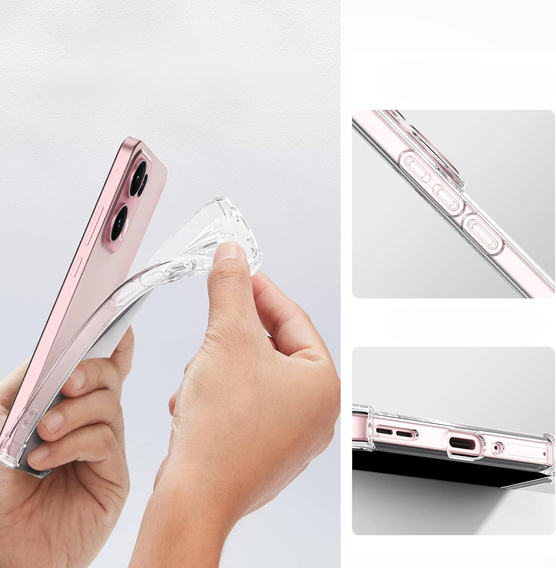 Чoхол до Oppo Reno 13 Pro, Dropproof, прозорий