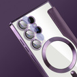 Чохол-книжка для Samsung Galaxy S24 Ultra, RFID Wallet MagSafe CamShield, фіолетовий