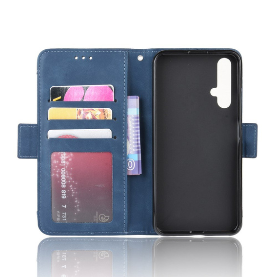 Откидной чехол для Huawei Honor 20 / Nova 5T, Card Slot, синий