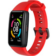 Силиконовый ремешок для Huawei Band 6 / Honor Band 6, Red