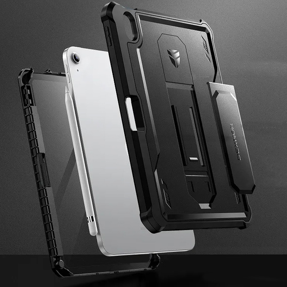Броньований чохол для iPad 10.9 2022 10 Gen, Dexnor Full Body, чорний