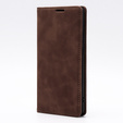 Чехол для Motorola Edge 40, ERBORD Vintage, бумажник с клапаном, кофе