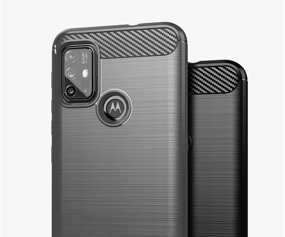 Чехол до Motorola Moto G10/G30, Carbon, чёрный