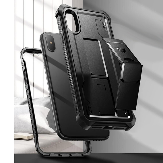 Бронированный чехол для iPhone XS Max, Dexnor Full Body, чёрный