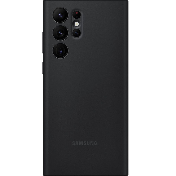 Оригинальный чехол Samsung для Galaxy S23 Ultra, S View Wallet Cover, чёрный