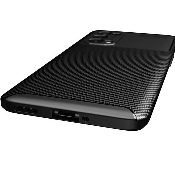 Чoхол до Oppo Reno 5 Pro 5G, Carbon Gel, чорний