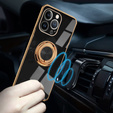 Чехол до iPhone 14 Pro, Electro Ring, чёрный