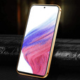 Чехол до Samsung Galaxy A53 5G, Cowhide Leather, розовый