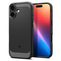 Spigen Rugged Armor MagSafe Case для iPhone 17, матовый черный