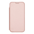 Чехол Dux Ducis для iPhone 17 Pro Max, Skin Pro, с клапаном, со слотом для карт, розовый