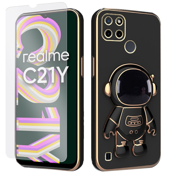 Чохол Electro Case Astronaut для Realme C21Y/C25Y, Чорний