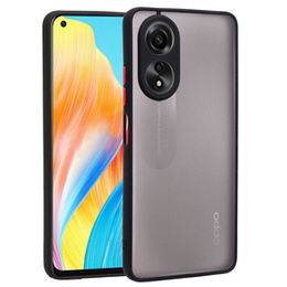 Тонкий корпус для Oppo A78 5G, Slim, прозрачный / черный