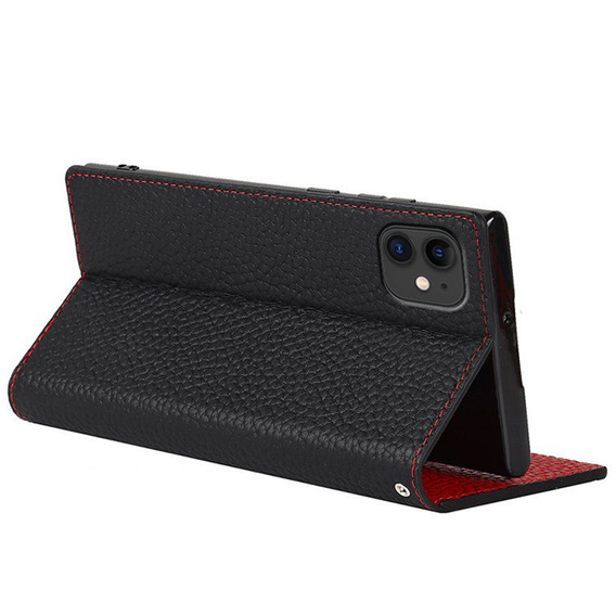 Шкіряний чохол для iPhone 11, ERBORD Grain Leather, чорний