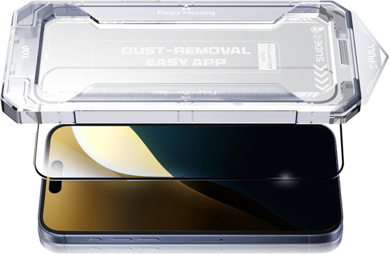 Закаленное стекло ERBORD с аппликатором для iPhone 17 Pro